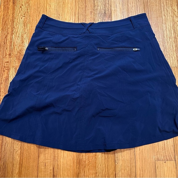 L.L. Bean Pants - LL Bean Size 4 Navy Blue Run About Skort Skirt Hiking Golf Active Outdoors (#2)